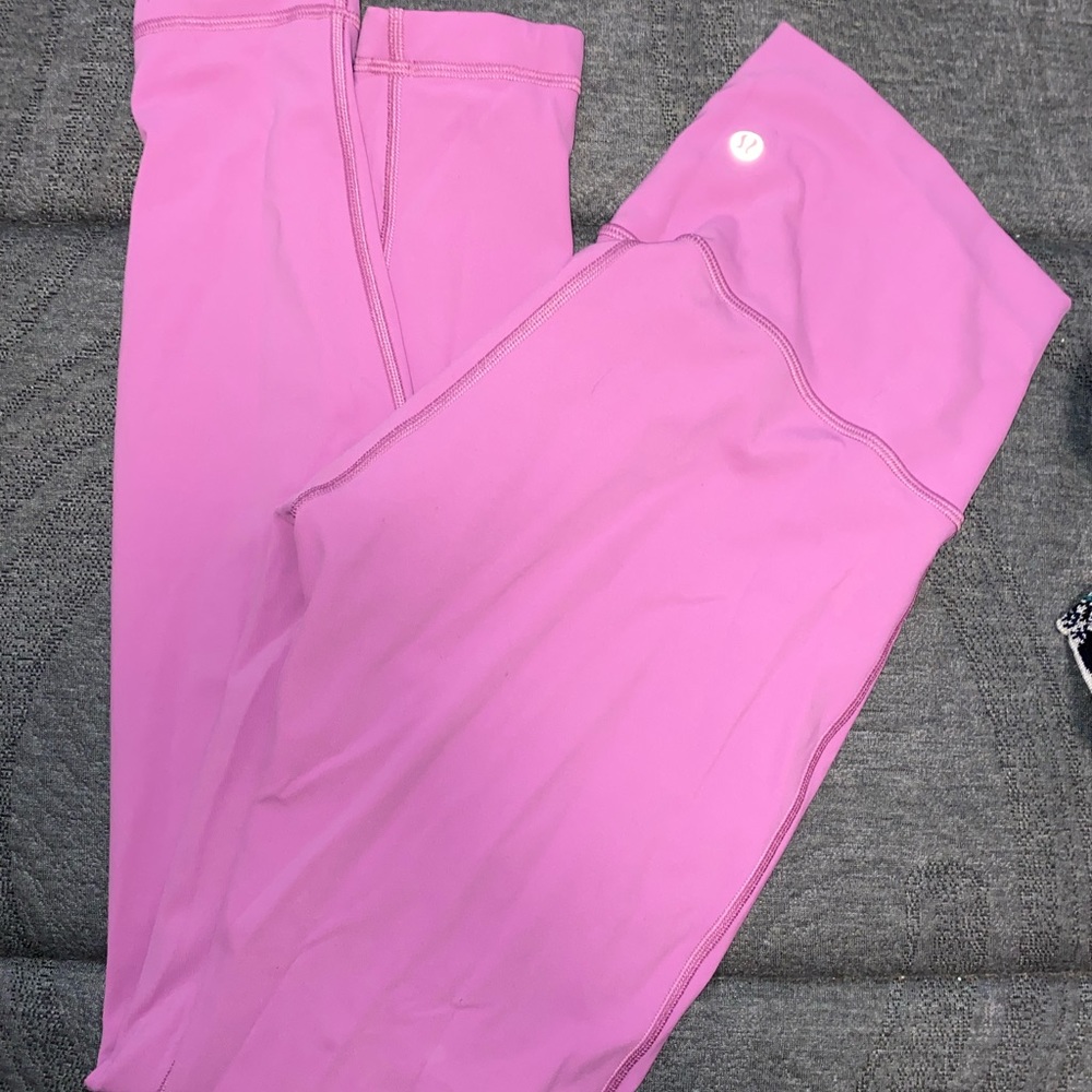 pink lululemon leggings